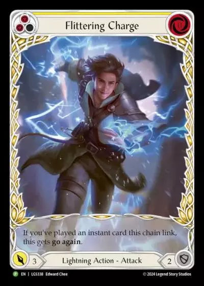 Flittering Charge YELLOW LGS338-RF - Armory - Season 14 Oscilio - Flesh and blood card