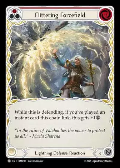 Flittering Forcefield OMN181 - Omens of the Third Age - Flesh and blood card