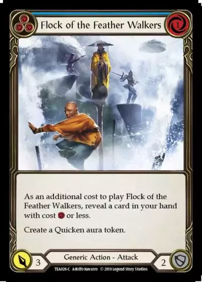 Flock of the Feather Walkers BLUE TEA026 - Dorinthea Ironsong - Hero Deck - Flesh and blood card