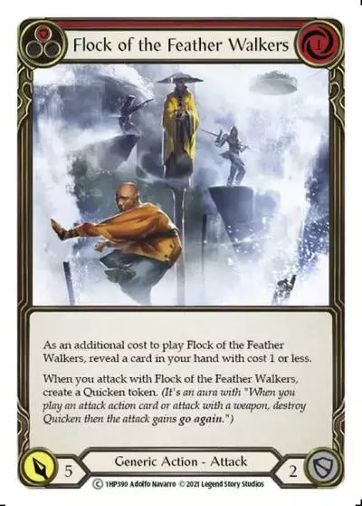 Flock of the Feather Walkers RED 1HP390 - History Pack 1 - Flesh and blood card