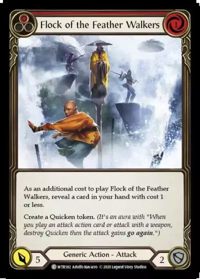 Flock of the Feather Walkers RED U-WTR182-RF - Welcome to Rathe - Unlimited - Flesh and blood card