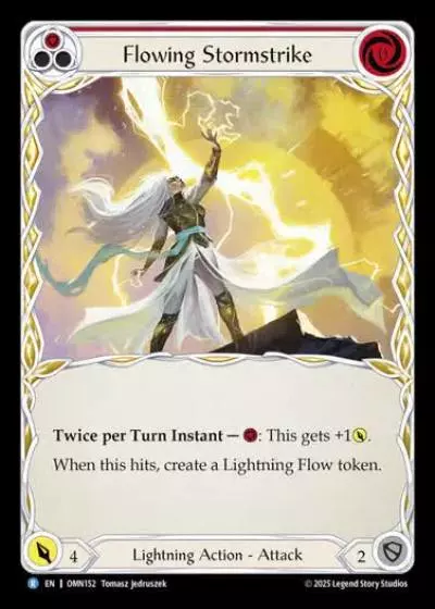 Flowing Stormstrike OMN152 - Omens of the Third Age - Flesh and blood card