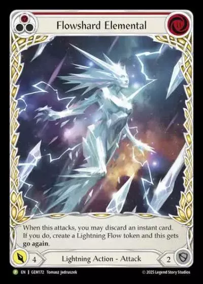 Flowshard Elemental GEM172 - GEM - Pack 5 - Flesh and blood card