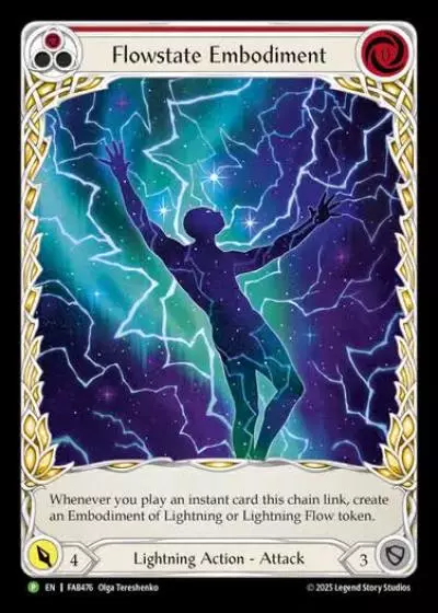 Flowstate Embodiment FAB476-CF - National Championship - 2026 - Flesh and blood card