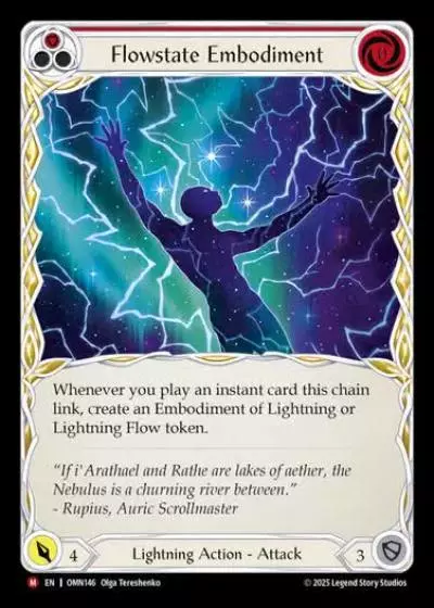 Flowstate Embodiment OMN146 - Omens of the Third Age - Flesh and blood card