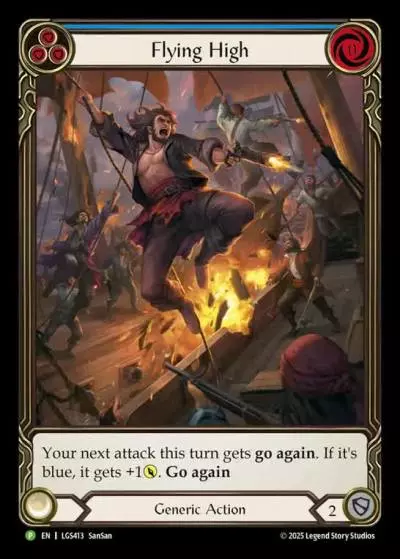 Flying High BLUE LGS413-RF - Skirmish - Season 12 - Flesh and blood card