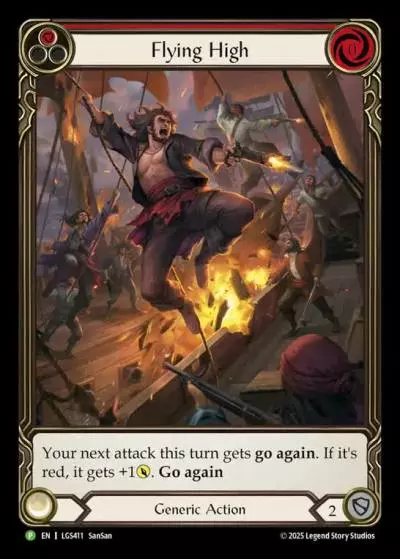 Flying High RED LGS411-RF - Skirmish - Season 12 - Flesh and blood card