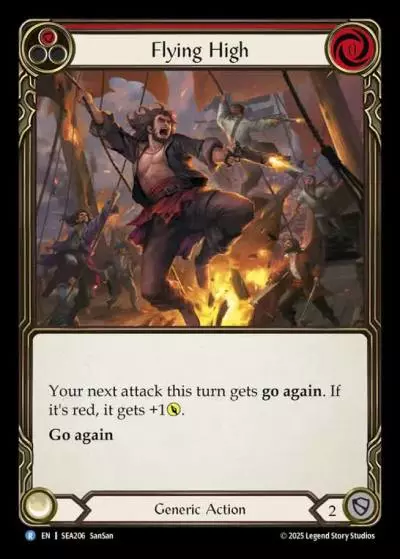 Flying High RED SEA206 - High Seas - Flesh and blood card