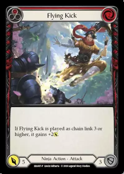 Flying Kick RED IRA007 - Ira Welcome Deck (2018) - Flesh and blood card