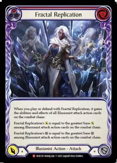 Fractal Replication RED EVR138 - Everfest - Flesh and blood card