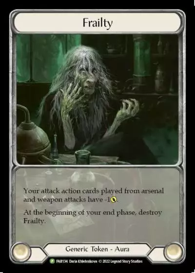 Frailty FAB134-RF - Pro Tour - Baltimore 2023 - Flesh and blood card