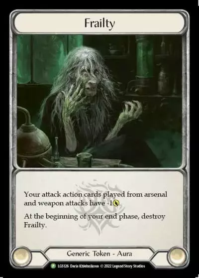 Frailty LGS126-CF - Pre-release - Outsiders - Flesh and blood card