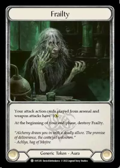 Frailty OUT235 - Outsiders - Flesh and blood card