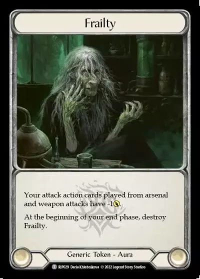 Frailty RIP029 - Riptide - Blitz Deck - Flesh and blood card