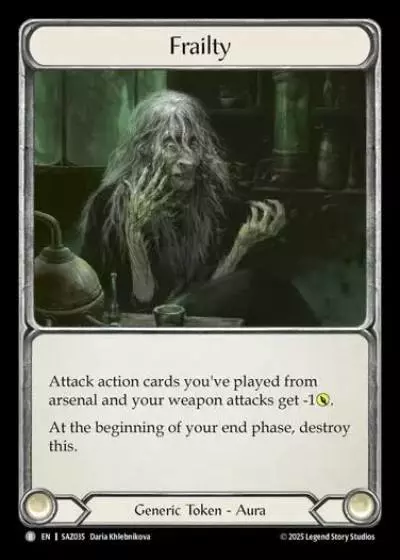Frailty SAZ035 - Silver Age Chapter 2 - Azalea - Flesh and blood card
