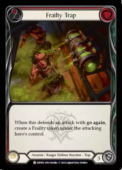 Frailty Trap RED RIP009 - Riptide - Blitz Deck - Flesh and blood card