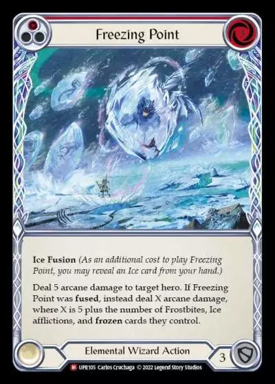 Freezing Point RED UPR105 - Uprising - Flesh and blood card