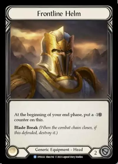 Frontline Helm DTD222 - Dusk till Dawn - Flesh and blood card