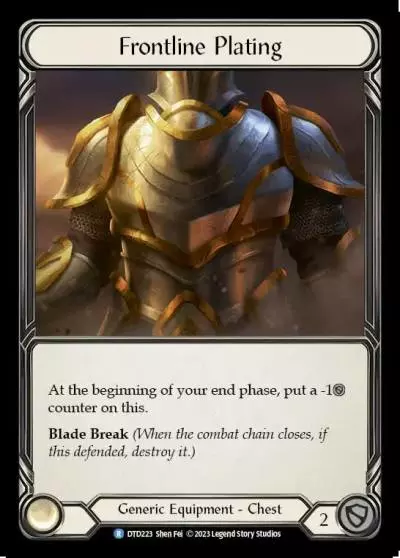 Frontline Plating DTD223 - Dusk till Dawn - Flesh and blood card