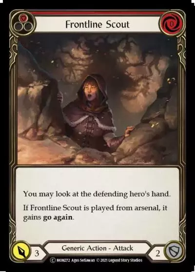 Frontline Scout RED U-MON272-RF - Monarch - Unlimited - Flesh and blood card