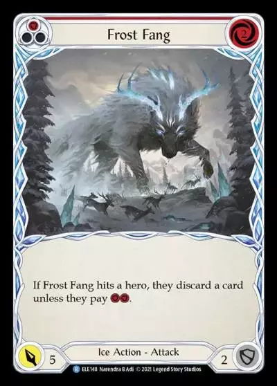 Frost Fang RED ELE148 - Tales of Aria - Flesh and blood card