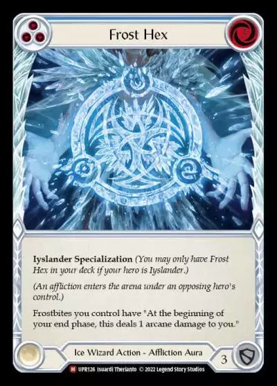 Frost Hex BLUE UPR126 - Uprising - Flesh and blood card