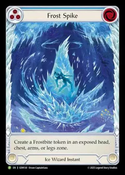 Frost Spike GEM130 - GEM - Pack 4 - Flesh and blood card