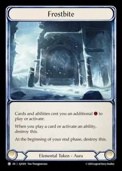 Frostbite AJV029 - Armory Deck Origins - Jarl Vetreiði - Flesh and blood card