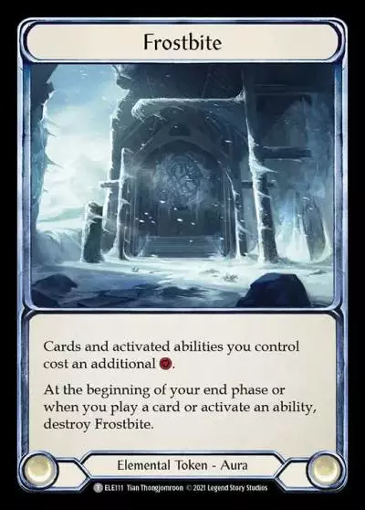 Frostbite ELE111 - Tales of Aria - Flesh and blood card