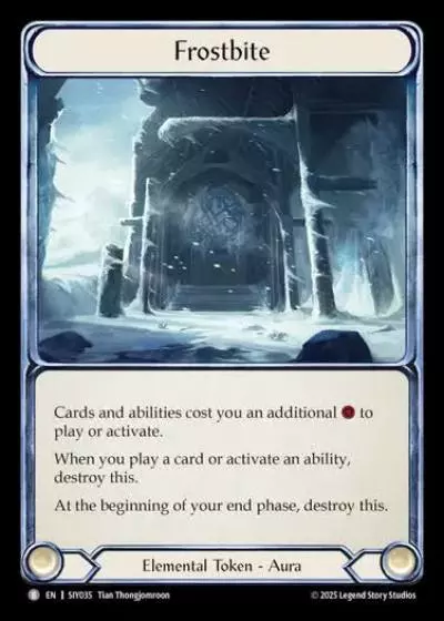 Frostbite SIY035 - Silver Age Chapter 1 - Iyslander - Flesh and blood card