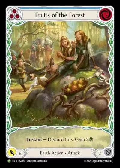 Fruits of the Forest BLUE LGS344-RF - Armory - Season 14 Verdance - Flesh and blood card