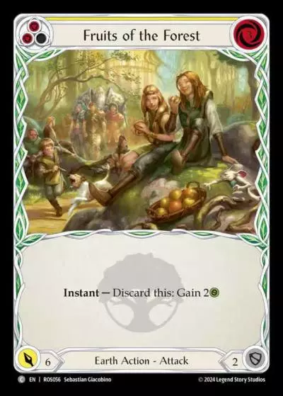 Fruits of the Forest YELLOW ROS056 - Rosetta - Flesh and blood card