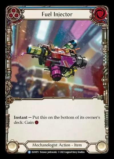 Fuel Injector BLUE EVO075 - Bright Lights - Flesh and blood card