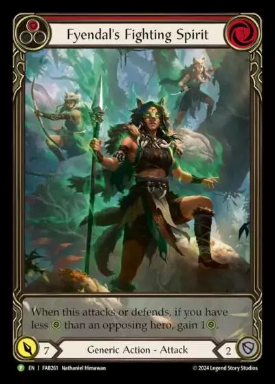 Fyendal's Fighting Spirit RED FAB261-RF - Calling - Rosetta - Flesh and blood card