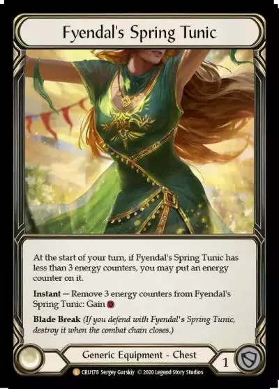 Fyendal's Spring Tunic CRU178 - Crucible of War - Flesh and blood card