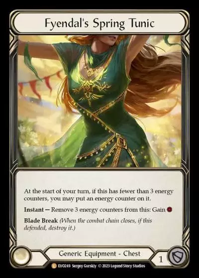 Fyendal's Spring Tunic EVO249 - Bright Lights - Flesh and blood card