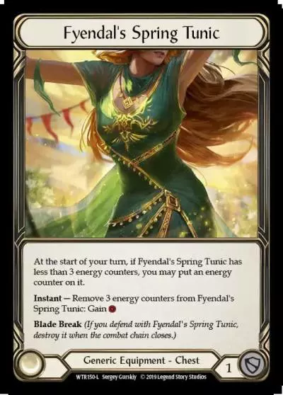 Fyendal's Spring Tunic WTR150-CF - Welcome to Rathe - Flesh and blood card