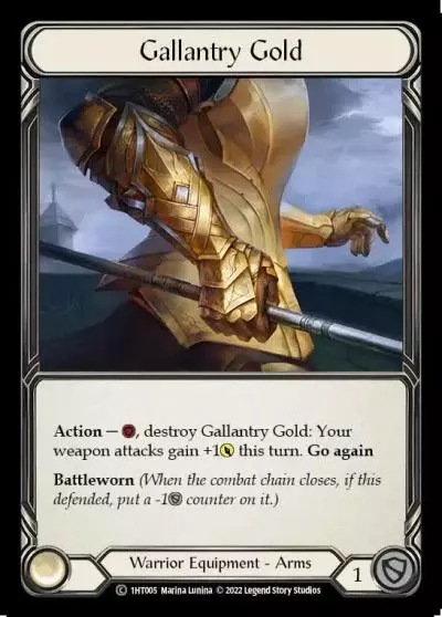 Gallantry Gold 1HT005 - Dorinthea - Blitz Deck - Flesh and blood card