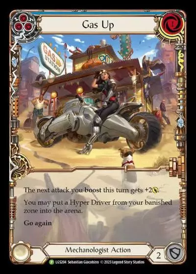 Gas Up BLUE LGS204-RF - Armory - Season 11 - Flesh and blood card