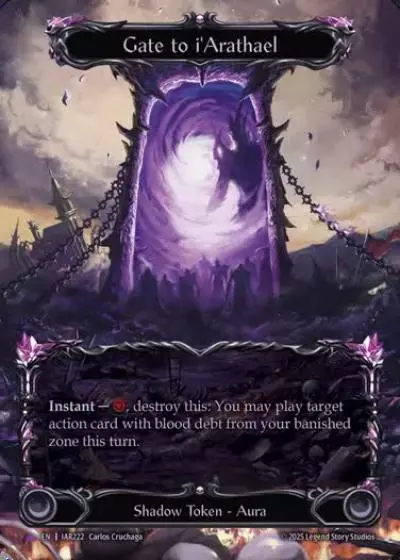 Gate to i'Arathael IAR222-MV - Omens of the Third Age - Flesh and blood card