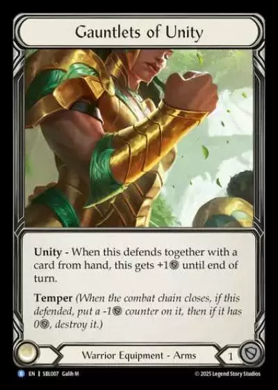 Gauntlets of Unity SBL007 - Silver Age Chapter 3 - Boltyn - Flesh and blood card