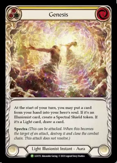 Genesis YELLOW LGS172-CF - Skirmish - Season 7 - Flesh and blood card