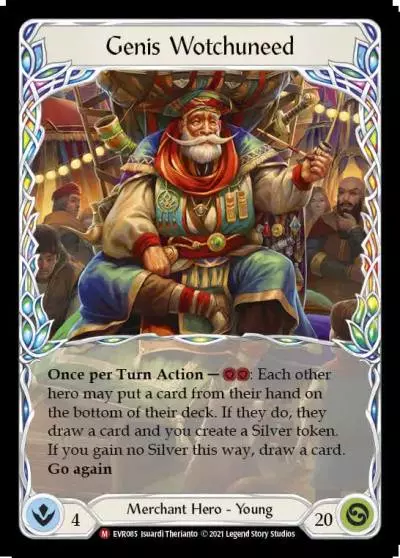 Genis Wotchuneed EVR085 - Everfest - Flesh and blood card