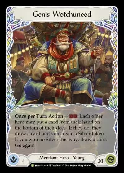 Genis Wotchuneed HER053-CF - Armory - Season 6 - Flesh and blood card