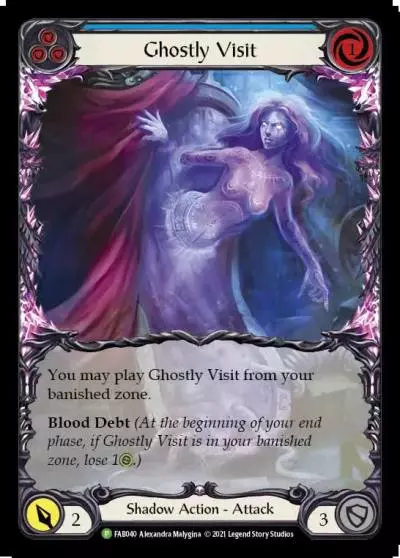 Ghostly Visit BLUE FAB040-RF - Marketing - Channel Fireball Marketplace - Flesh and blood card