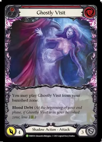Ghostly Visit RED FAB038-RF - Marketing - Channel Fireball Marketplace - Flesh and blood card