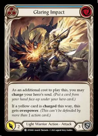 Glaring Impact BLUE DTD065 - Dusk till Dawn - Flesh and blood card