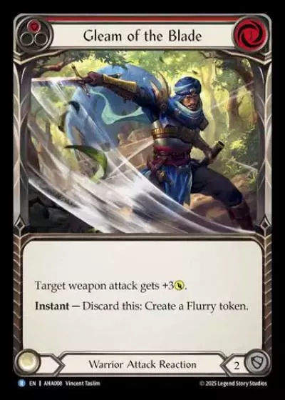 Gleam of the Blade AHA008 - Armory Deck - Hala, Bladesaint of the Vow - Flesh and blood card