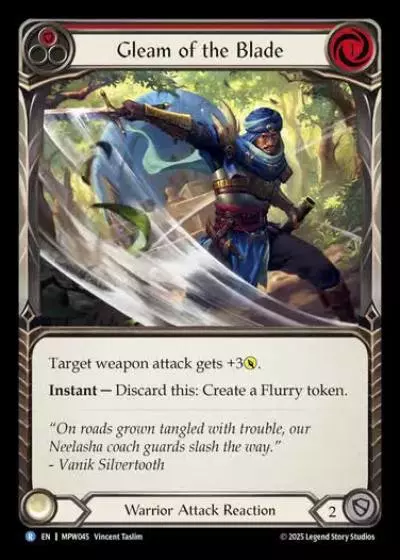 Gleam of the Blade MPW045 - Mastery Pack Warrior - Flesh and blood card
