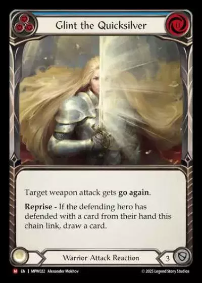 Glint the Quicksilver MPW022 - Mastery Pack Warrior - Flesh and blood card